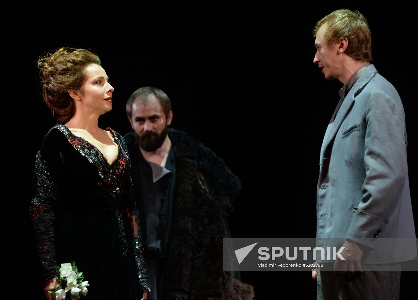 Pre-premiere showing of Idiot at Mossovet Theater