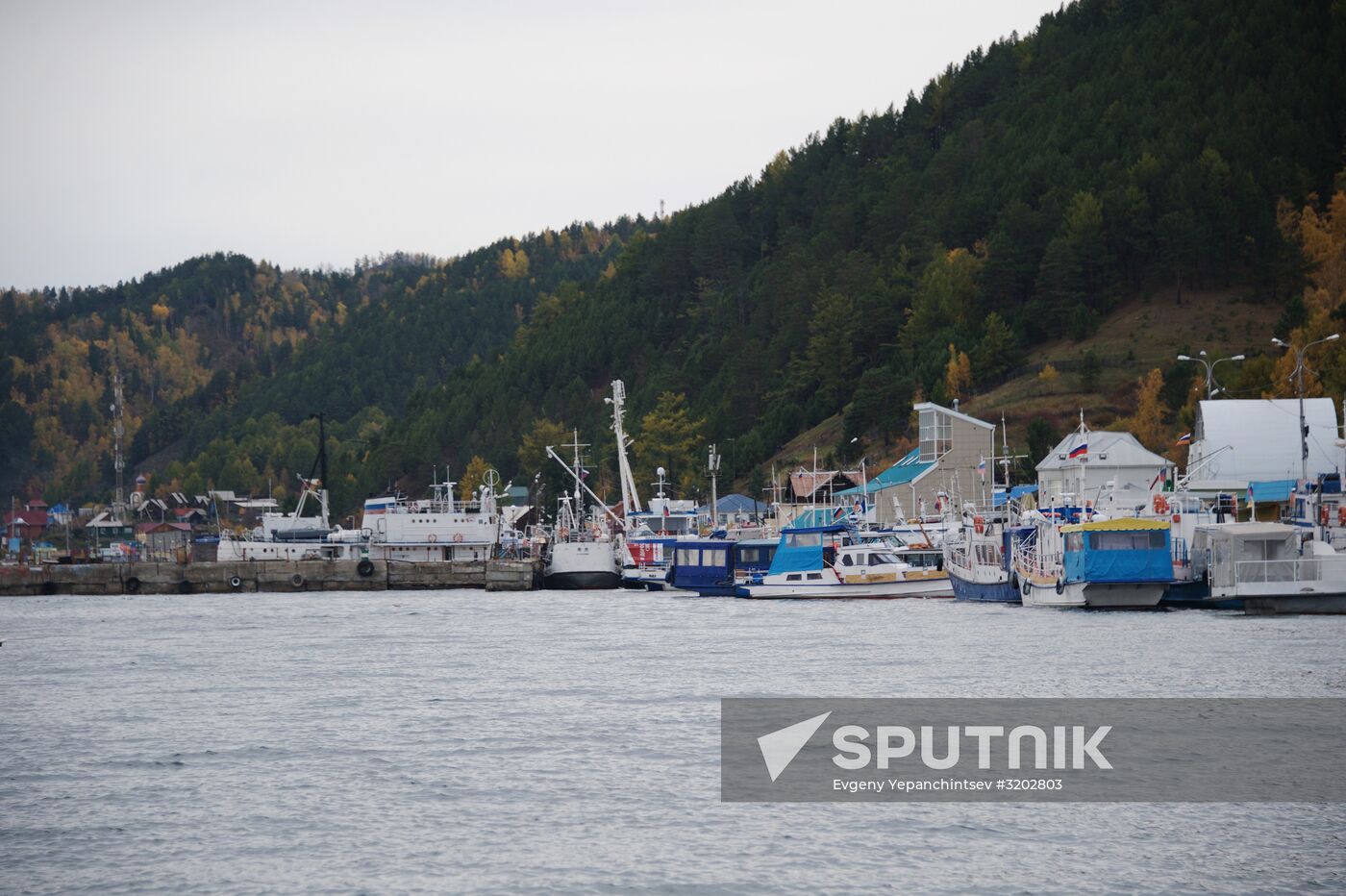 Listvyanka village on Lake Baikal