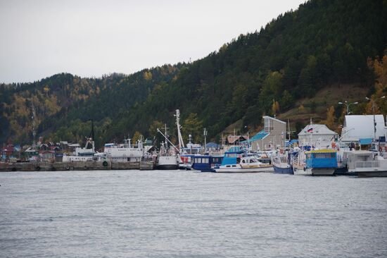 Listvyanka village on Lake Baikal