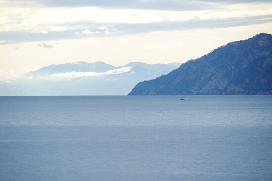 Listvyanka village on Lake Baikal
