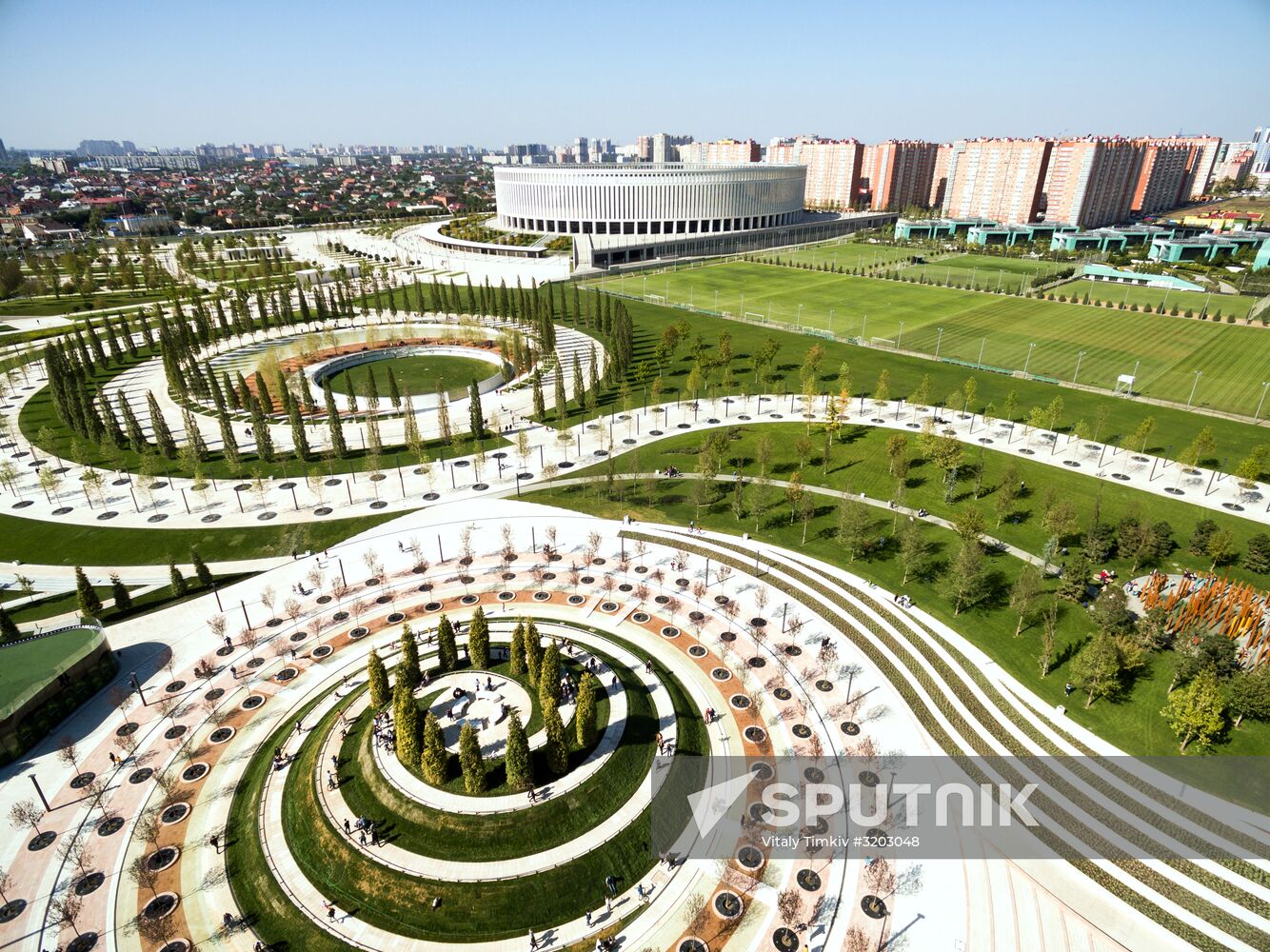 New park in Krasnodar