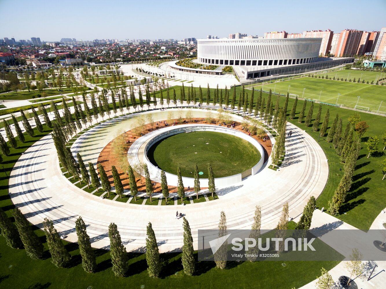 New park in Krasnodar