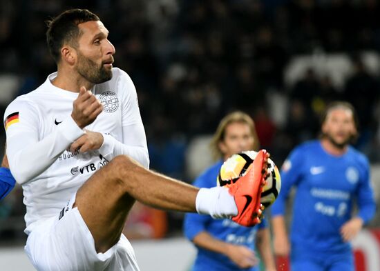 Charity match featuring international football stars in Tbilisi