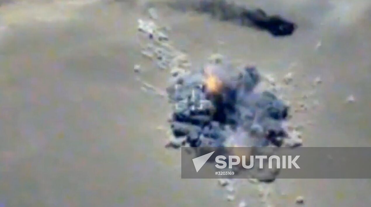 Russian Aerospace Forces strike terrorists' facilities in Syria