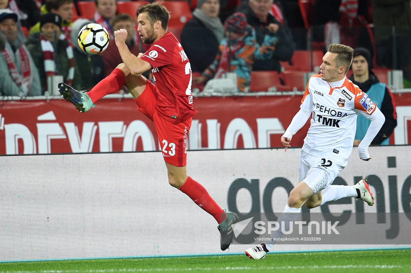Russian Football Premier League. Spartak vs. Ural