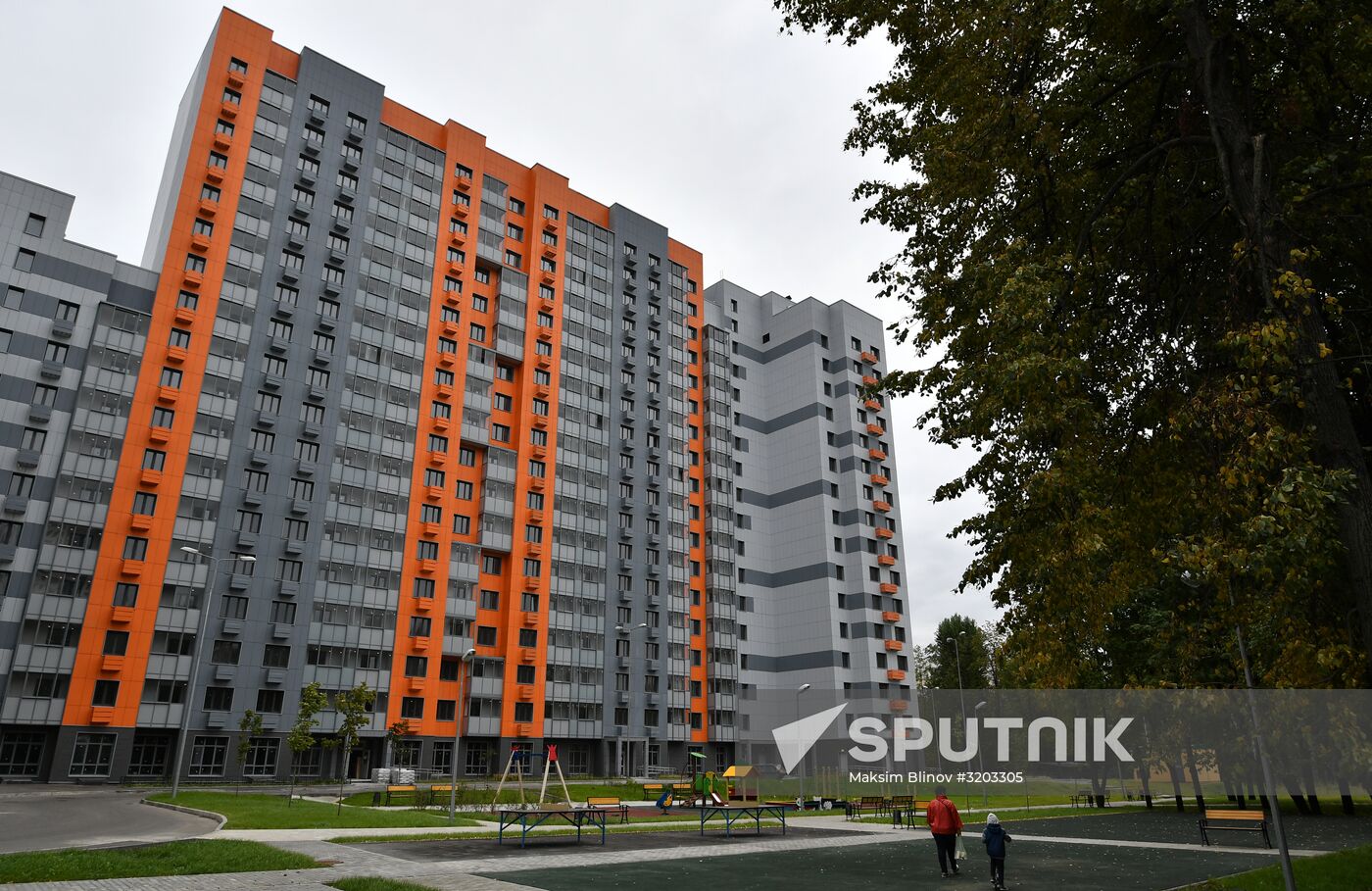 First houses for participants in relocation program