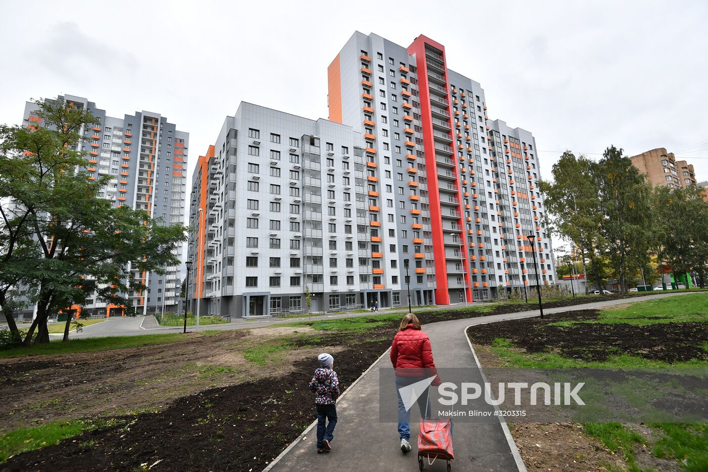 First houses for participants in relocation program