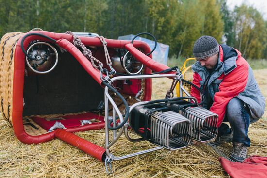 SkyFlyFest 2017 festival of air balloons in Ivanovo Region