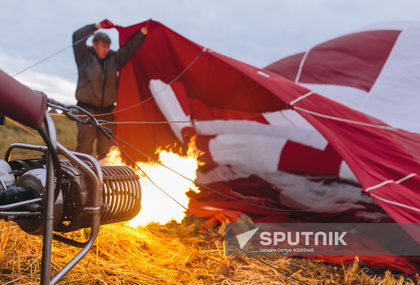 SkyFlyFest 2017 festival of air balloons in Ivanovo Region