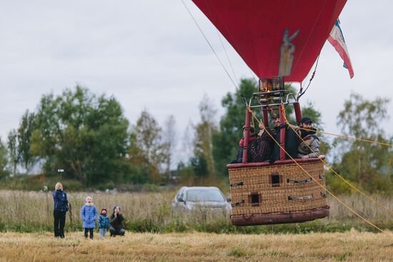 SkyFlyFest 2017 festival of air balloons in Ivanovo Region