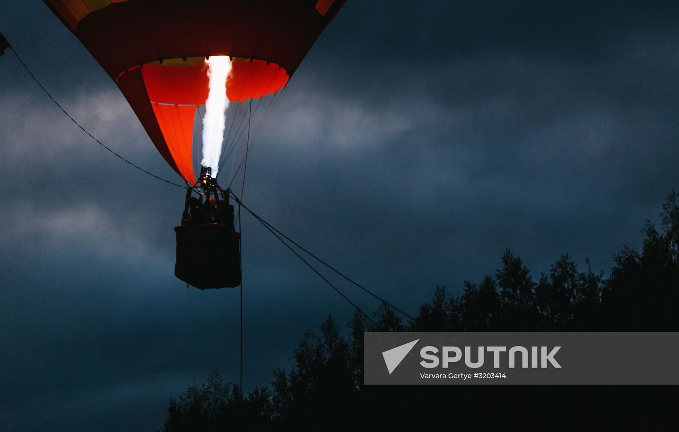 SkyFlyFest 2017 festival of air balloons in Ivanovo Region