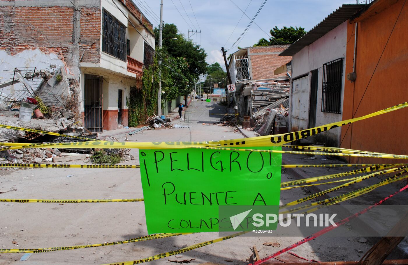 Consequences of earthquake in Mexico
