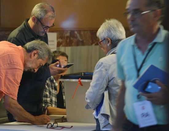 Referendum on Catalonia's independence