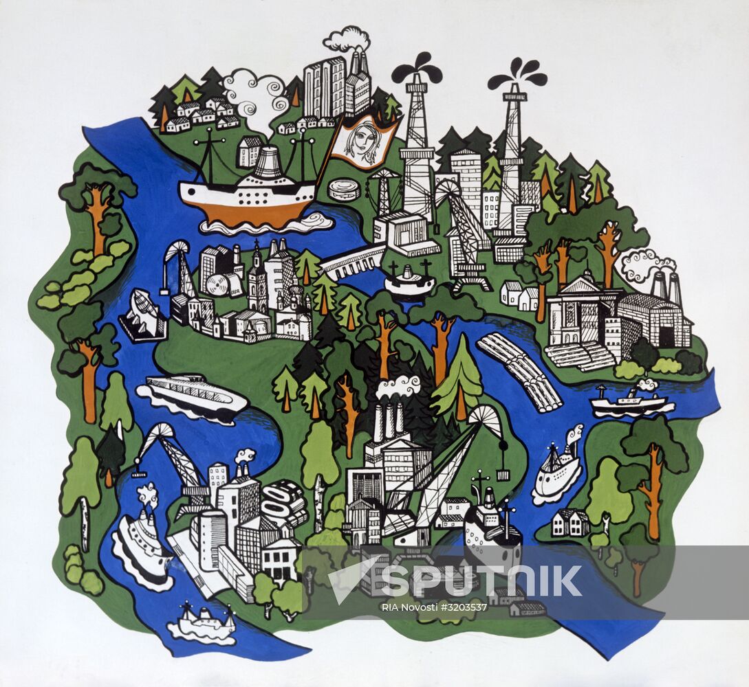 Western Siberia map