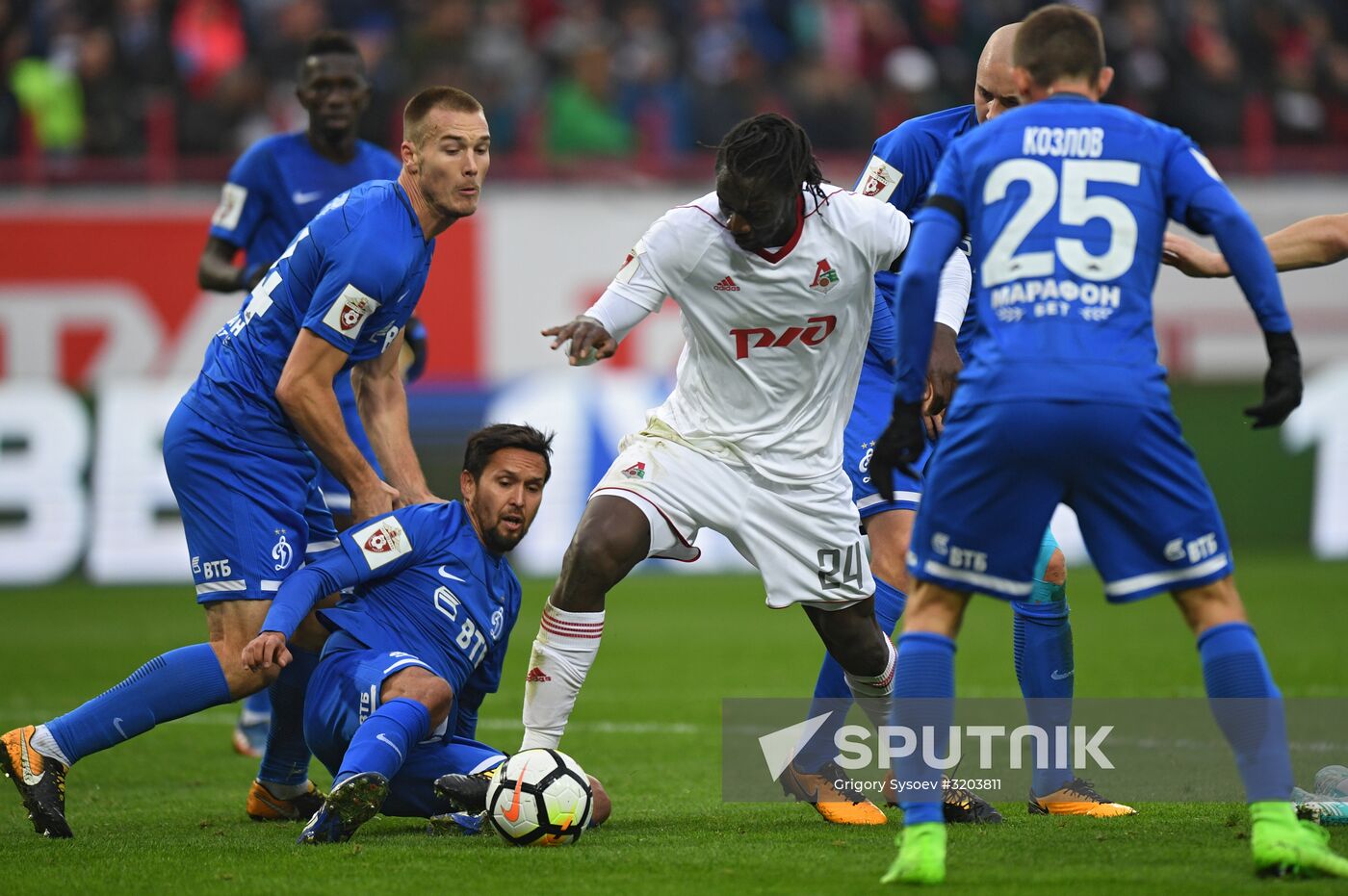 Russian Football Premier League. Lokomotiv vs. Dynamo