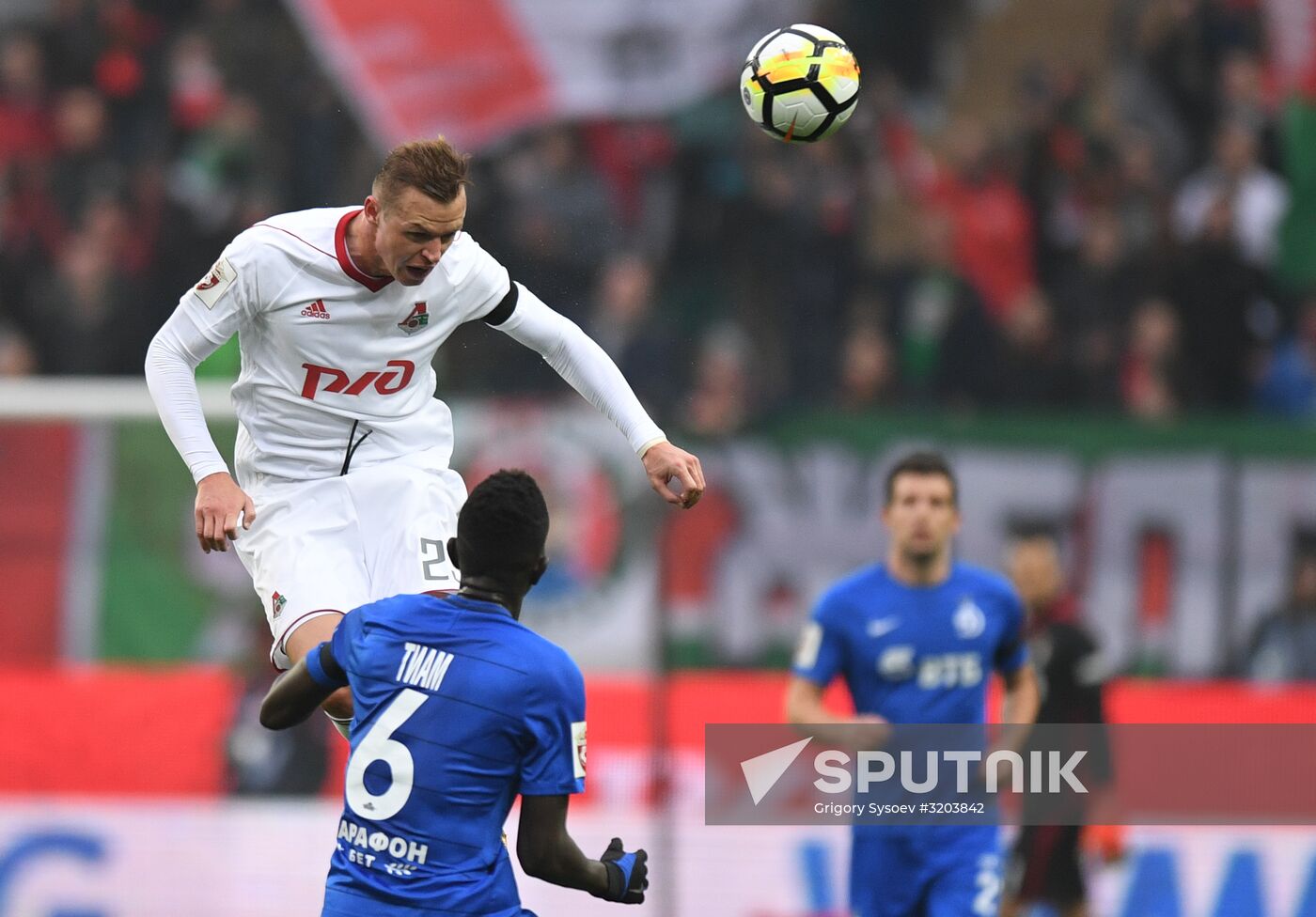 Russian Football Premier League. Lokomotiv vs. Dynamo