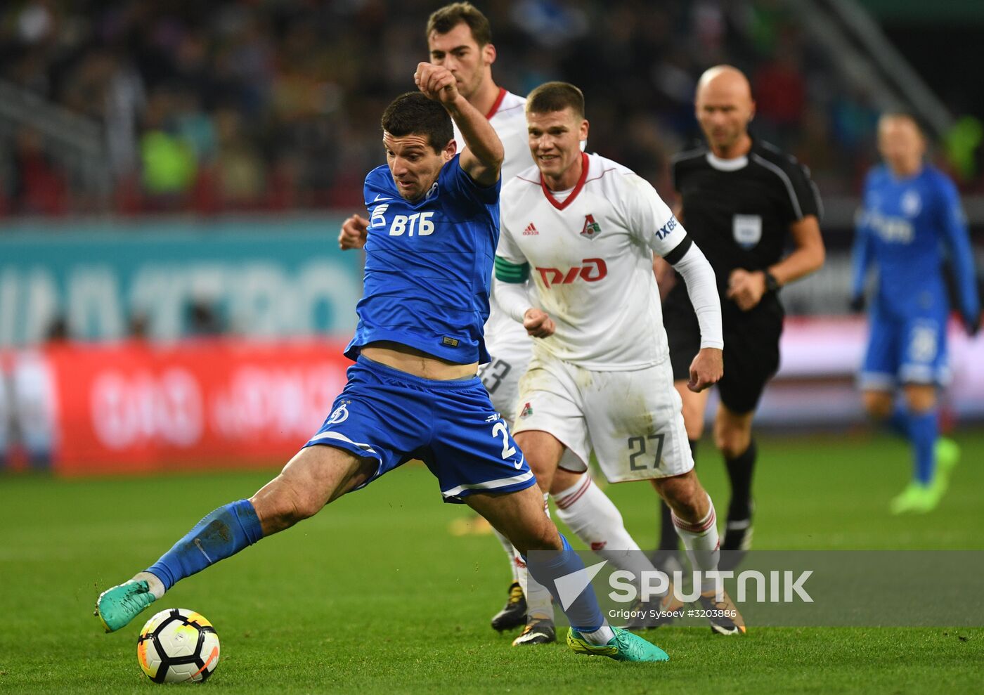 Russian Football Premier League. Lokomotiv vs. Dynamo