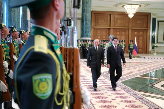 President Vladimir Putin's official visit to Turkmenistan