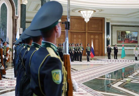 President Vladimir Putin's official visit to Turkmenistan