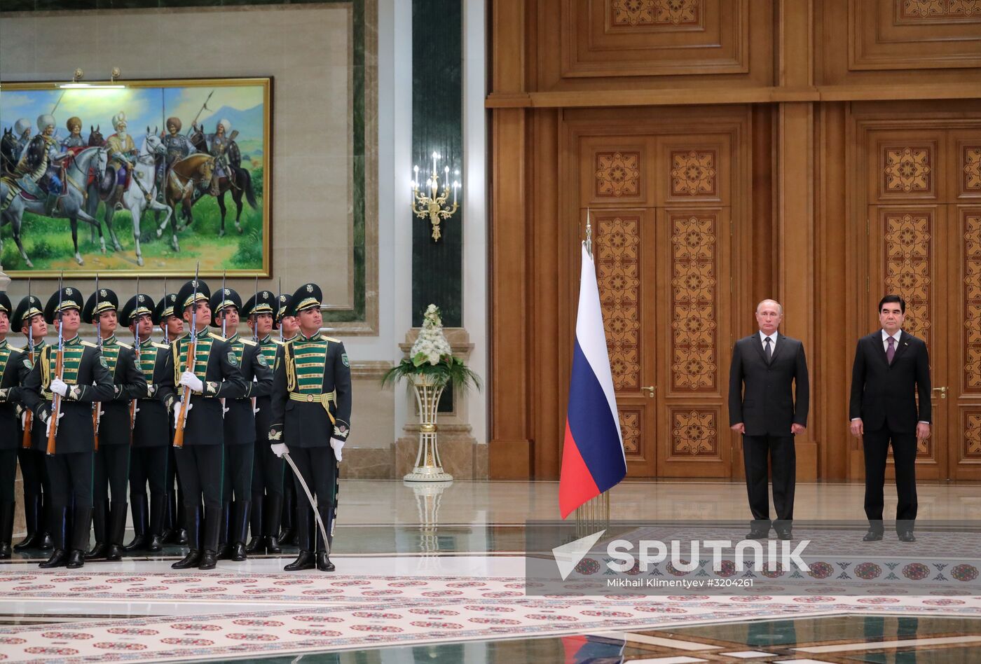 President Vladimir Putin's official visit to Turkmenistan