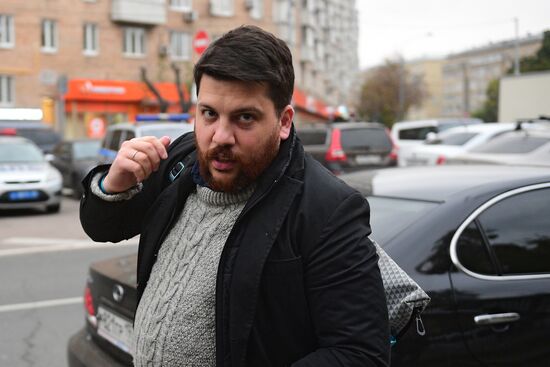 Hearing on an administrative case against Alexei Navalny in Simonovsky Court