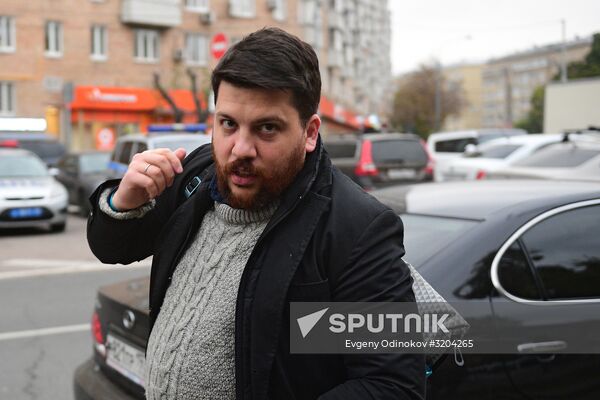 Hearing on an administrative case against Alexei Navalny in Simonovsky Court