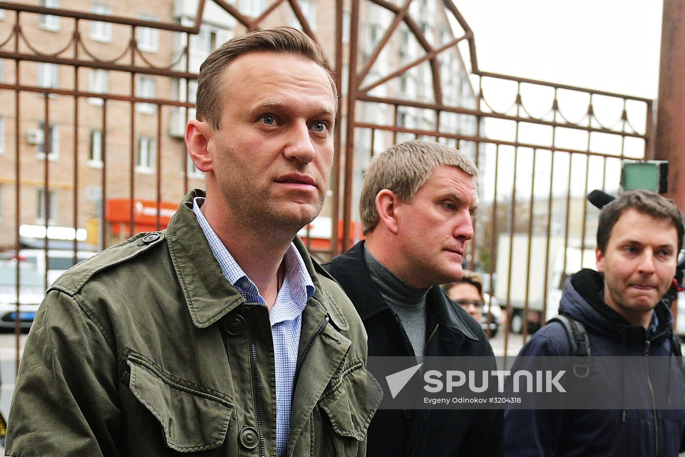 Hearing on an administrative case against Alexei Navalny in Simonovsky Court