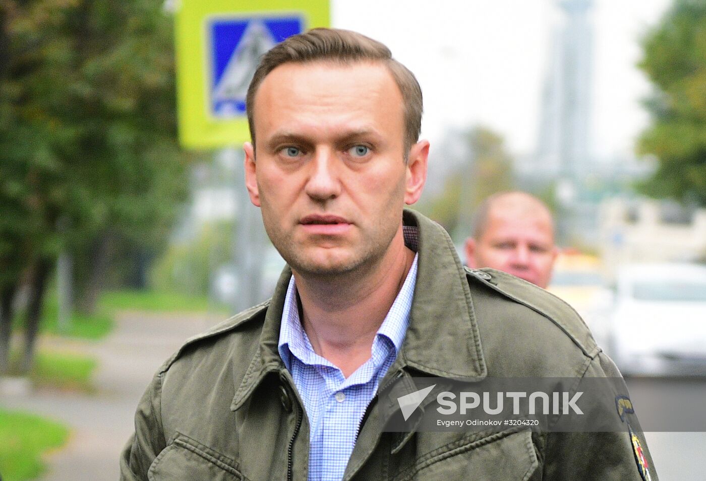 Hearing on an administrative case against Alexei Navalny in Simonovsky Court