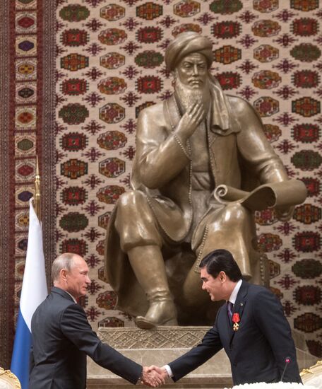 President Vladimir Putin's official visit to Turkmenistan