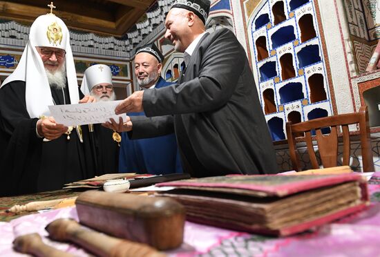 Patriarch Kirill of Moscow and All Russia visits Uzbekistan