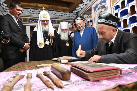 Patriarch Kirill of Moscow and All Russia visits Uzbekistan