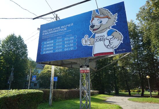 Preparations for 2018 FIFA World Cup in Kaliningrad