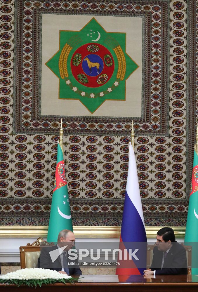 President Vladimir Putin's official visit to Turkmenistan