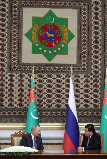 President Vladimir Putin's official visit to Turkmenistan