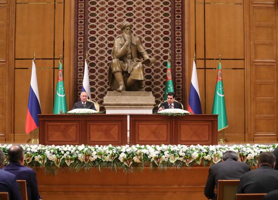 President Vladimir Putin's official visit to Turkmenistan
