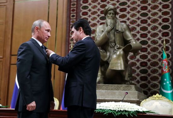 President Vladimir Putin's official visit to Turkmenistan
