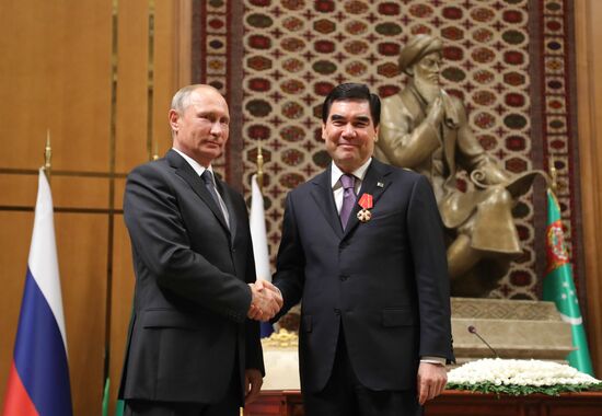 President Vladimir Putin's official visit to Turkmenistan