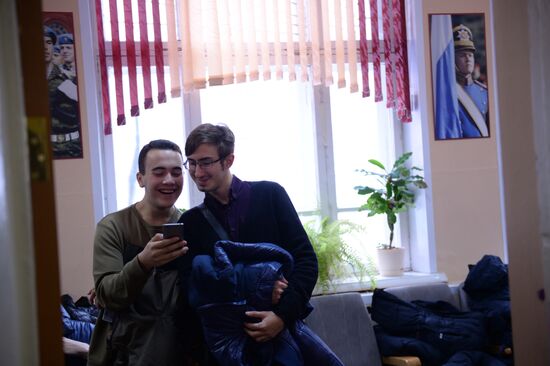 Autumn conscription in Yekaterinburg