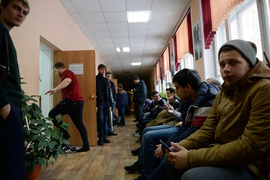 Autumn conscription in Yekaterinburg