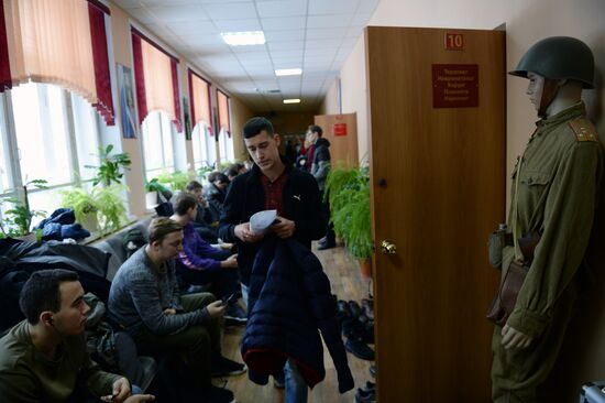 Autumn conscription in Yekaterinburg