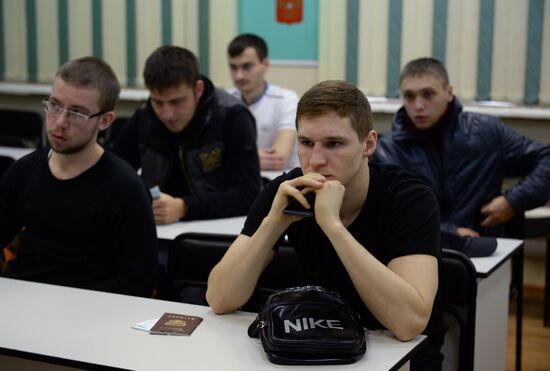 Autumn conscription in Yekaterinburg