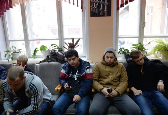 Autumn conscription in Yekaterinburg