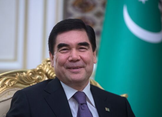 Russian President Vladimir Putin visits Turkmenistan