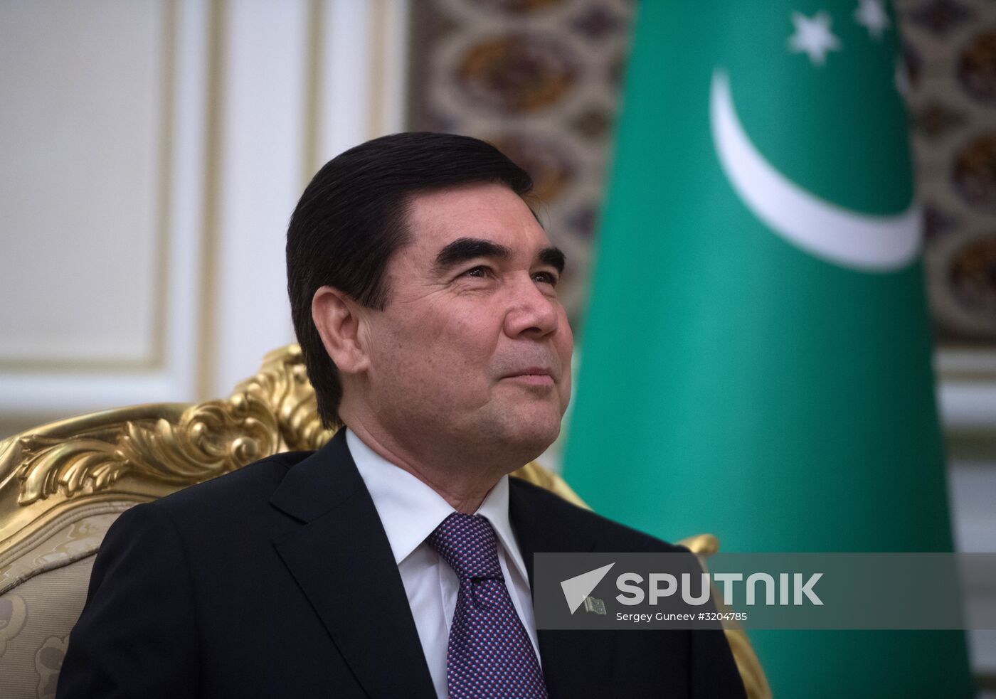 Russian President Vladimir Putin visits Turkmenistan