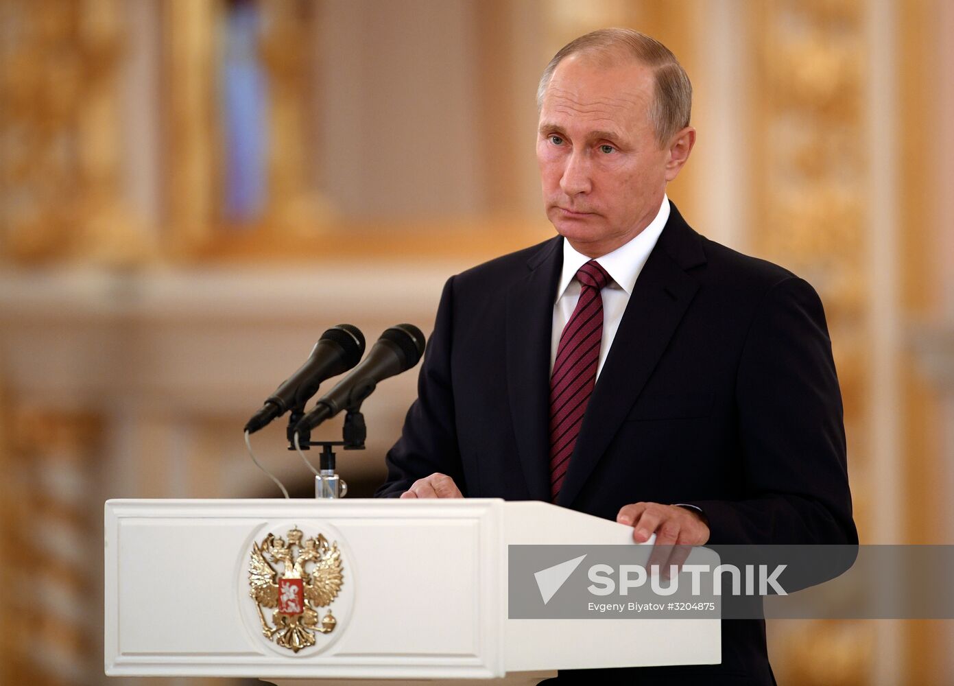 President Vladimir Putin receives credentials of 20 foreign ambassadors