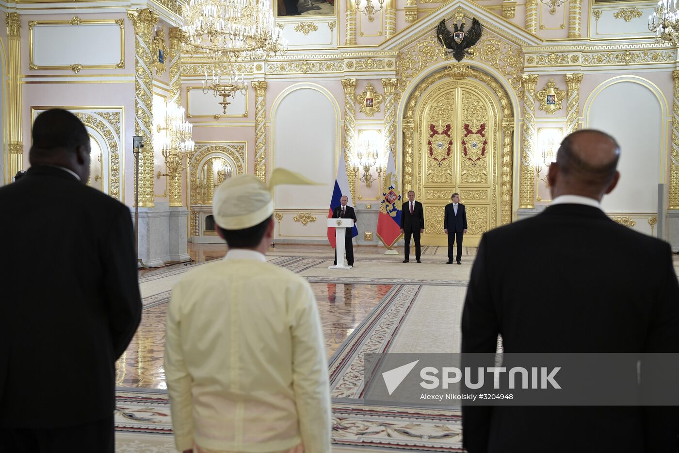 President Vladimir Putin receives credentials of 20 foreign ambassadors