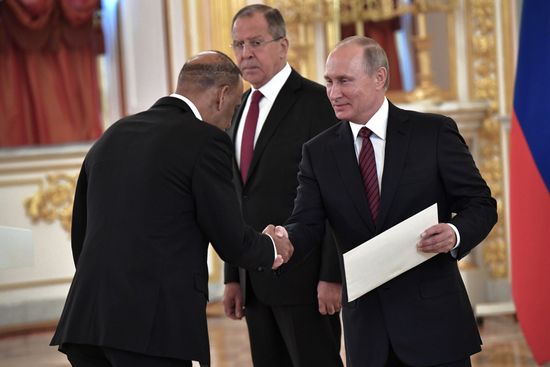 President Vladimir Putin receives credentials of 20 foreign ambassadors