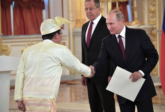 President Vladimir Putin receives credentials of 20 foreign ambassadors
