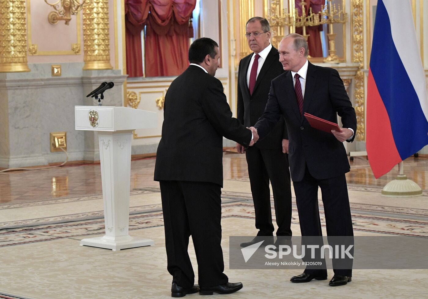 President Vladimir Putin receives credentials of 20 foreign ambassadors