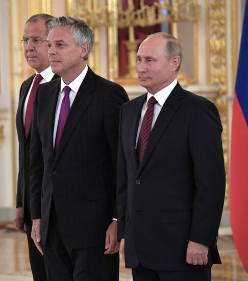 President Vladimir Putin receives credentials of 20 foreign ambassadors